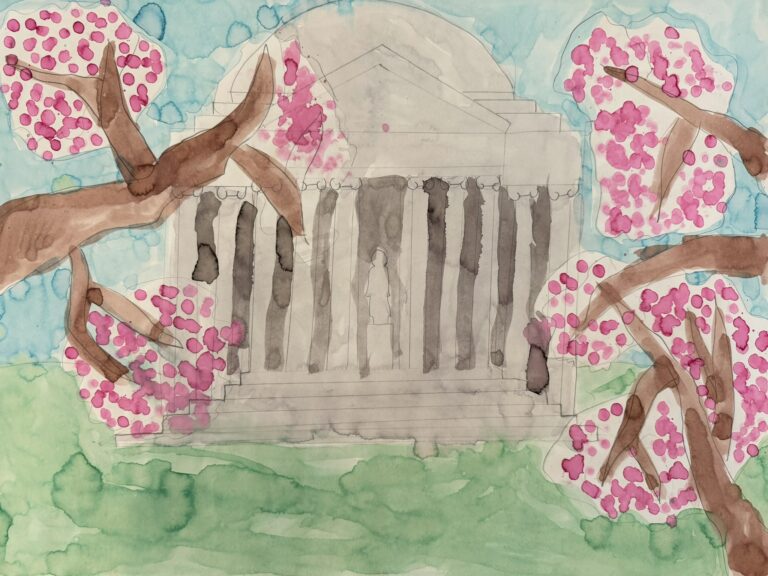 Jefferson Memorial in Bloom